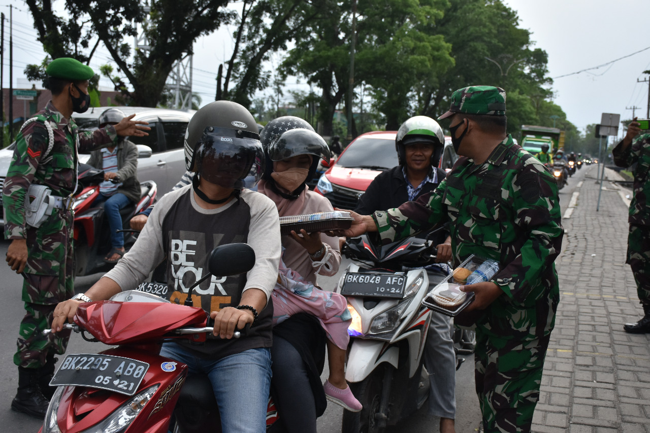 Kodam I/BB : Indahnya Berbagi di Bulan Puasa Ramadhan 1442 H