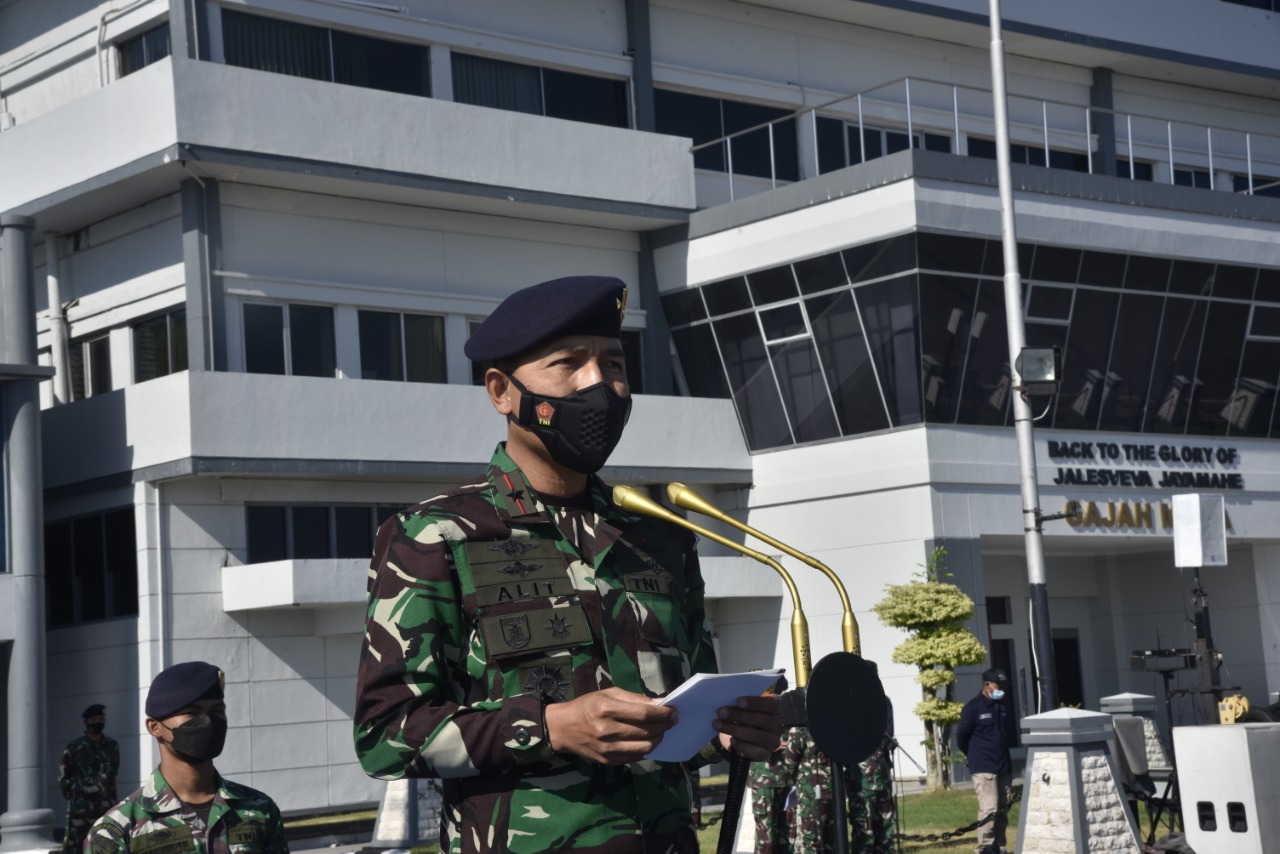 Koarmada II Gelar Apel Khusus Penghormatan Terhadap Prajurit KRI Nanggala-402