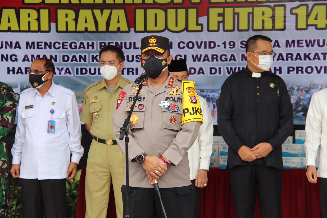 Deklarasi Peniadaan Mudik, Polda Kalteng Sekat Perbatasan 4 Kabupaten