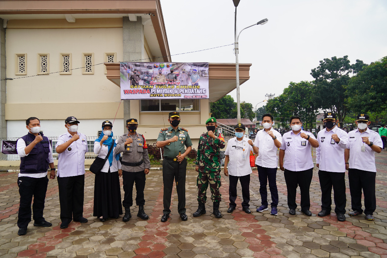 Danrem 061/Sk Pimpin Launching Satgasus Waspada Pemudik dan Pendatang