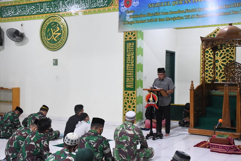 Ramadhan Berkah, Peringati Nuzulul Qur’an di Masjid Al Amin Korem 142/Tatag