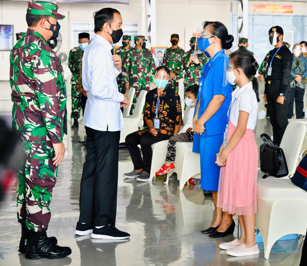 Presiden Joko Widodo Berikan Perhatian Khusus Terhadap Keluarga Besar KRI Nanggala-402