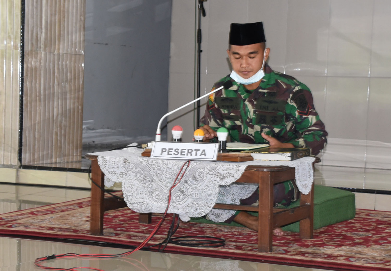 Prajurit Kodiklatal Gelar Lomba Mengaji Tartil Al Qur’an