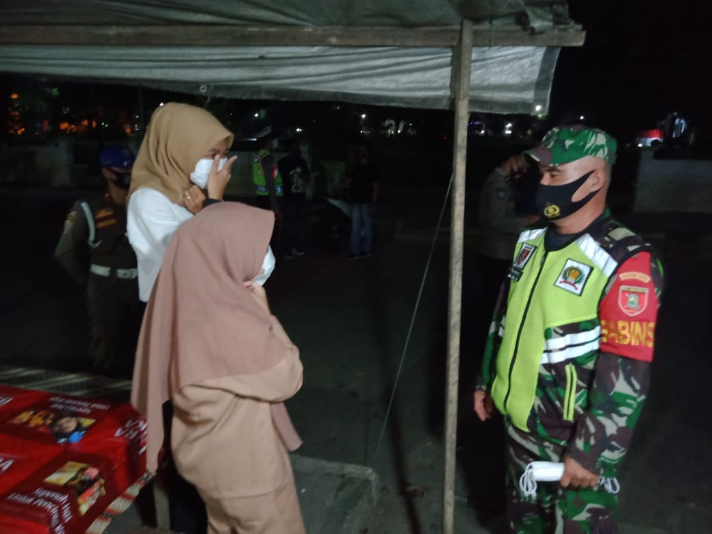 Malam Ramadhan, Aparat Gabungan HST Gencar Lakukan Operasi Yustisi