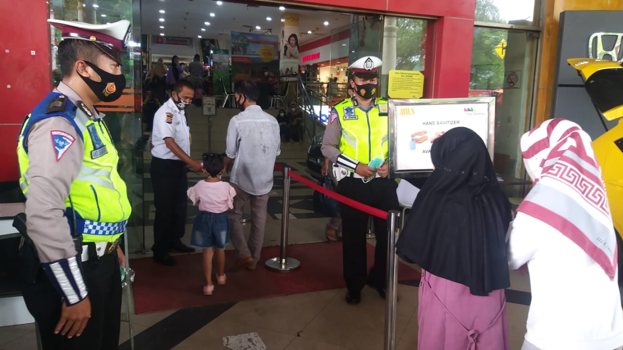 Polres Serang Kota Gelar KRYD Dan Pendisiplinan Prokes Di Pusat Perbelanjaan