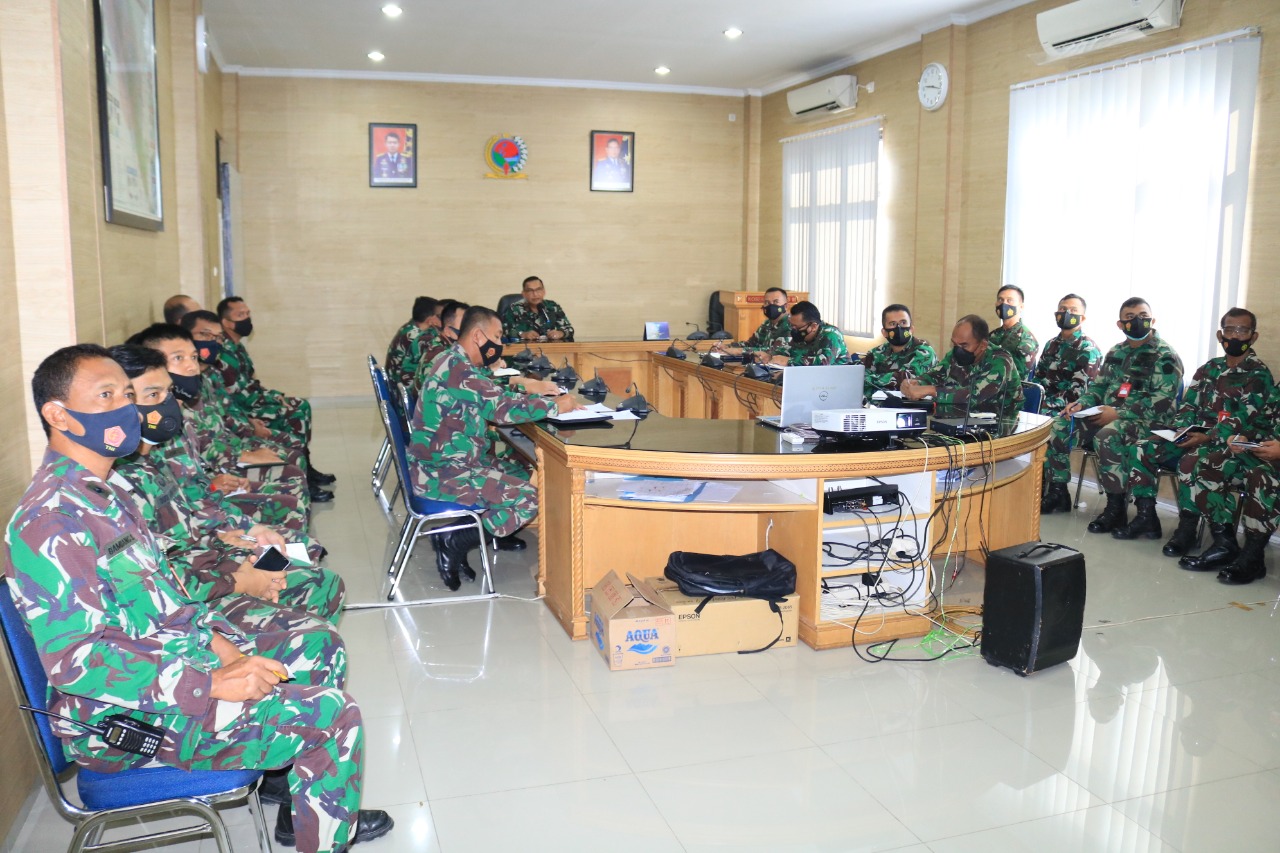 Panglima Kosekhanudnas III Pimpin Briefing Staf dan Satrad Jajaran