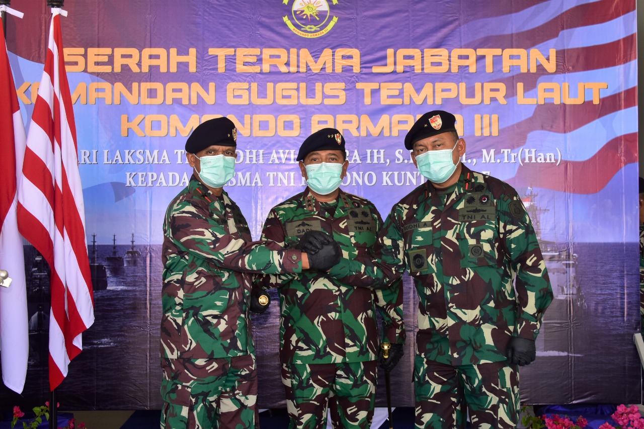 Pangkoarmada III Pimpin Serah Terima Jabatan Komandan Guspurla Koarmada III