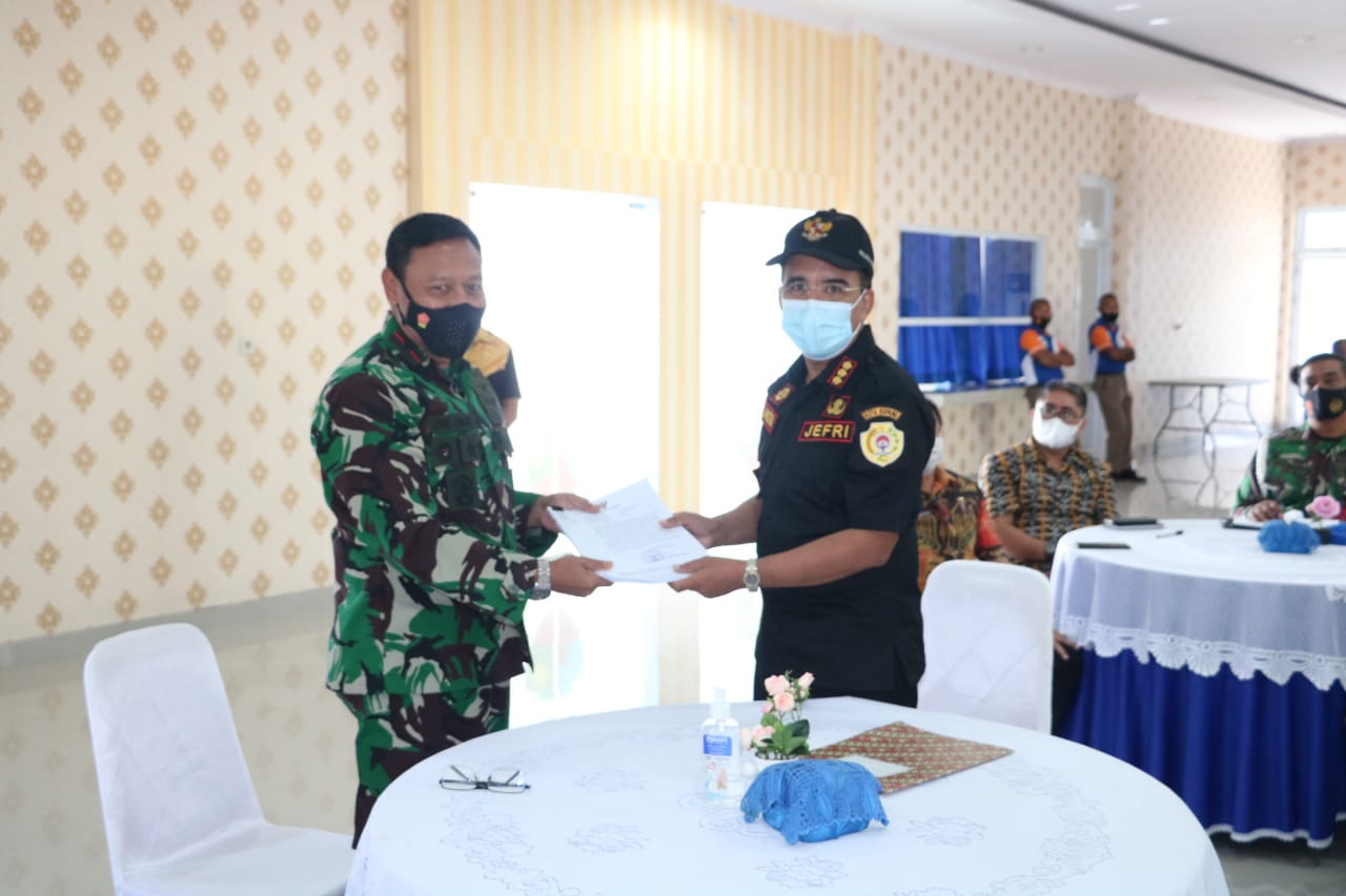 Rapat Koordinasi Walikota Kupang Dengan Danlanud El Tari