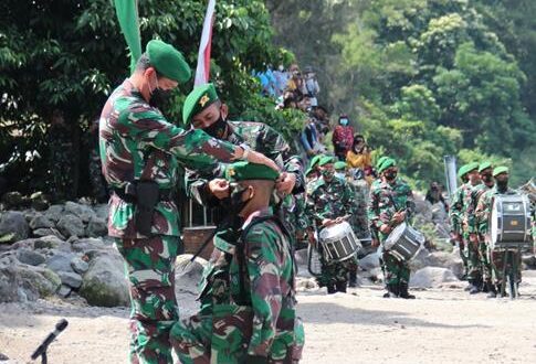 Danrindam I/BB Tutup Latihan Yuddhawastu Pramukha dan Tradisi Pembaretan Siswa Pendidikan Kejuruan Bintara Infanteri Abit Dikmaba PK TNI AD TA 2020