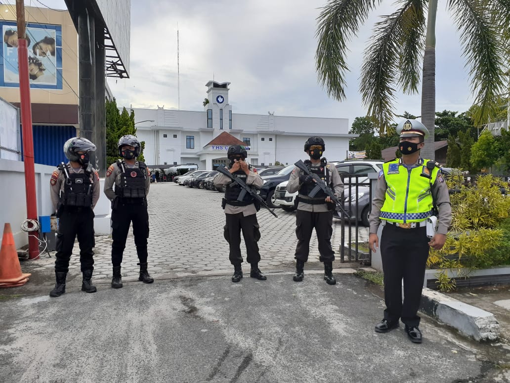 Ciptakan Rasa Aman Hari Raya Idul Fitri dan Kenaikan Isa Almasih, Personel Ops Ketupat Telabang Patroli Dialogis