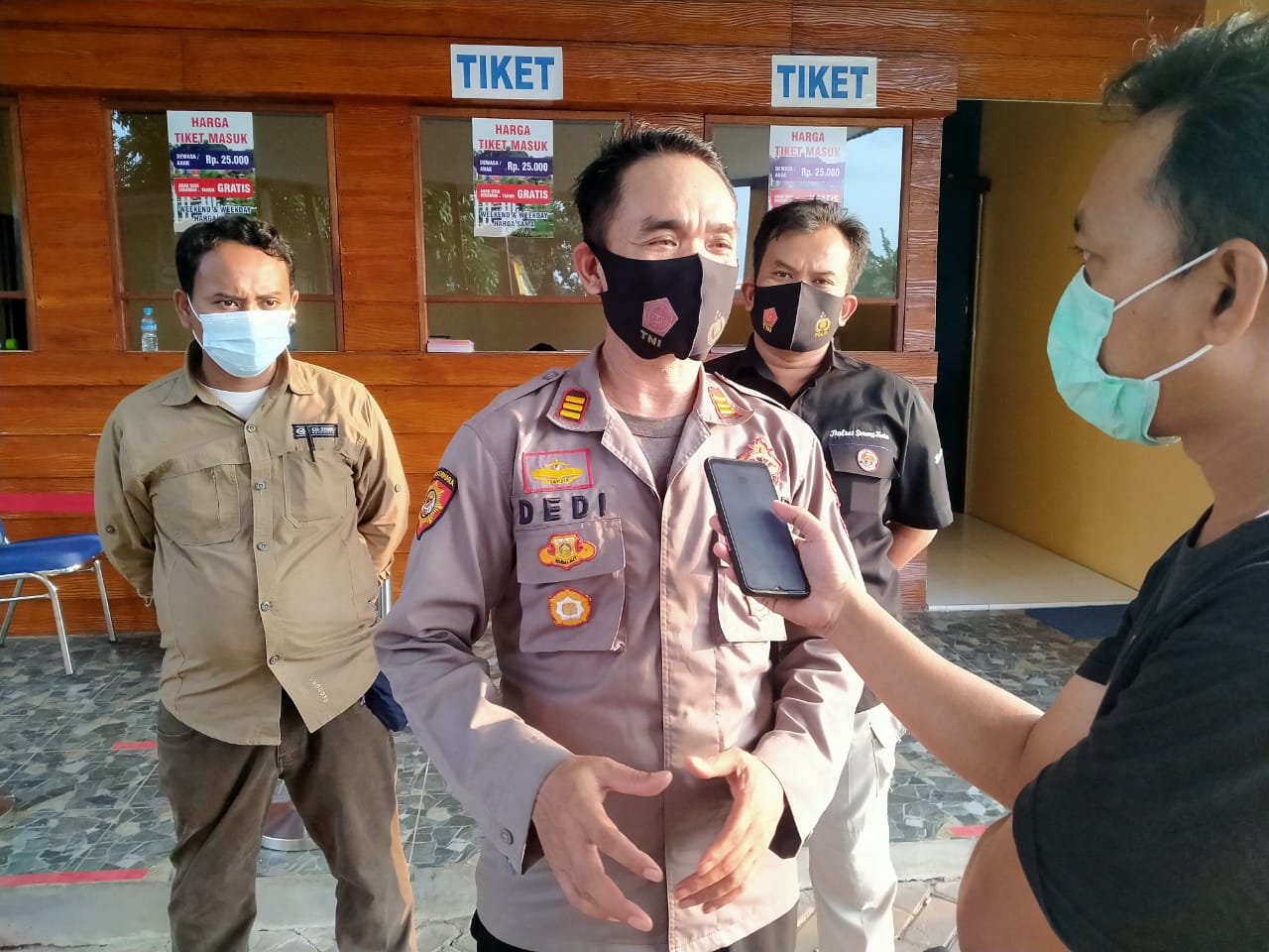 Ops Ketupat Maung 2021, Polres Serang Kota Awasi Prokes Ditempat Wisata MBS