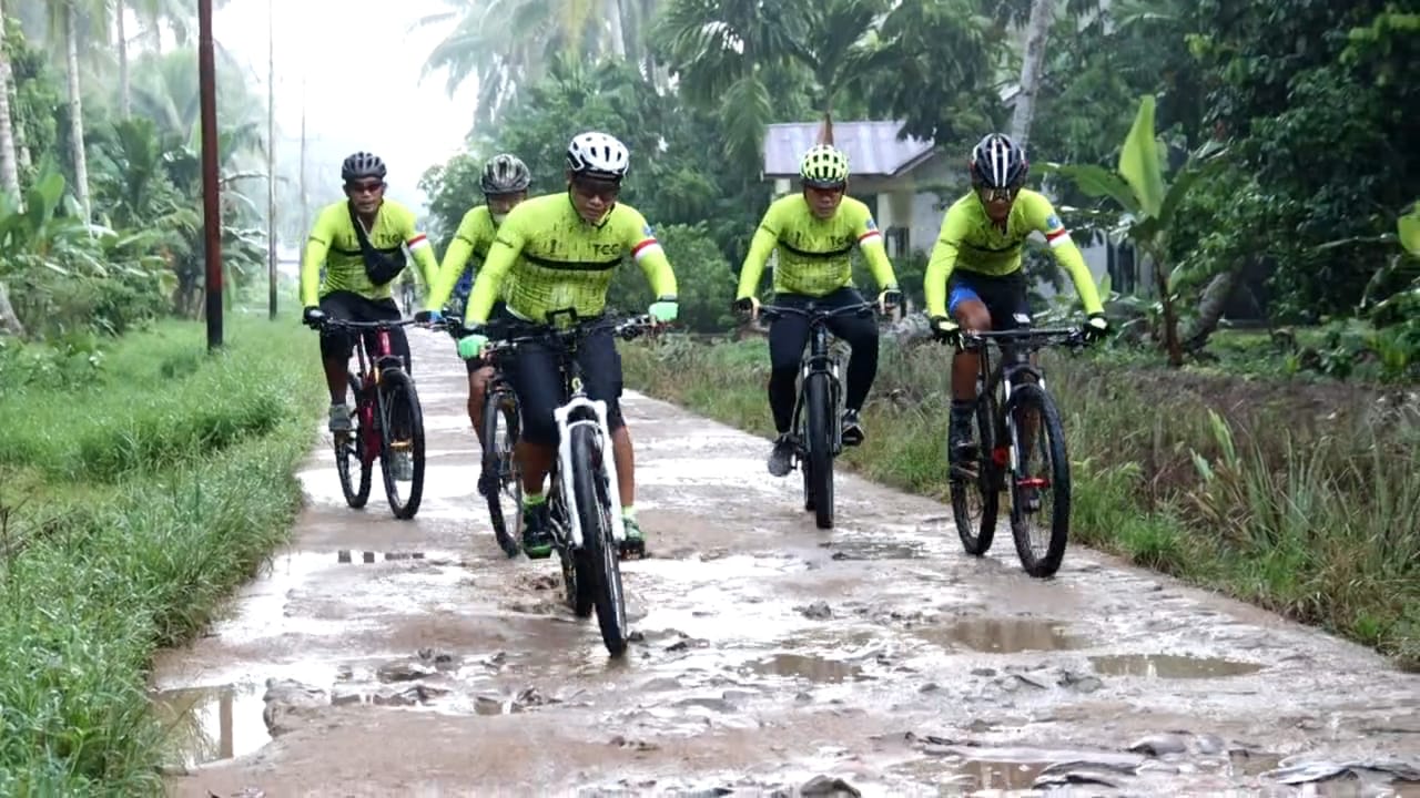 Jaga Kebugaran, Pangdam XII/Tpr dan TCC Laksanakan Fun Bike