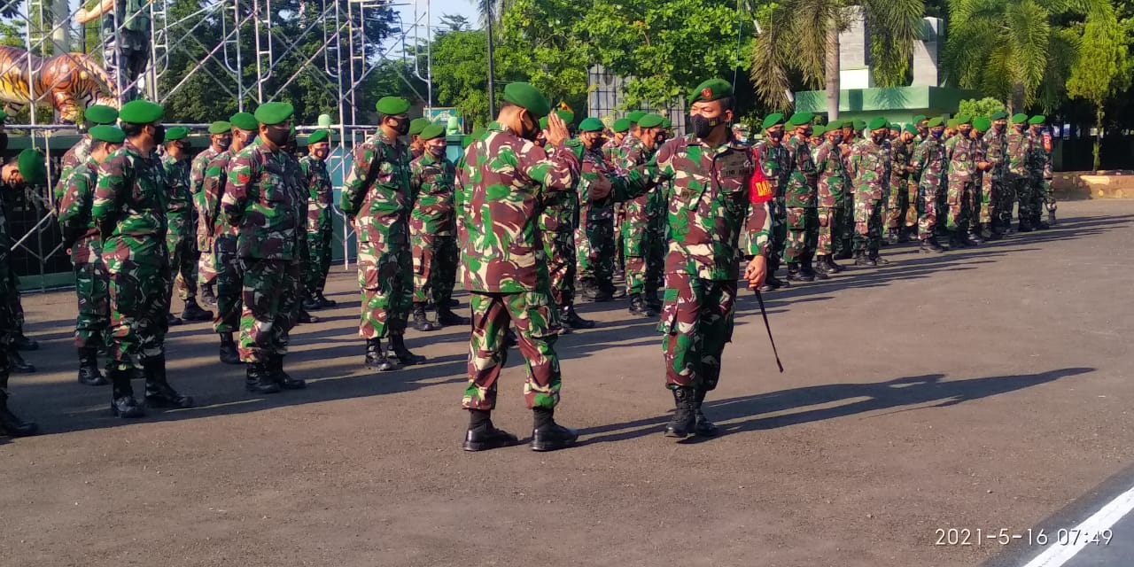 Perkuat Tim Satgas Covid-19, Dandim Indramayu Kerahkan Personil Ke Lokasi Wisata dan Pusat Keramaian