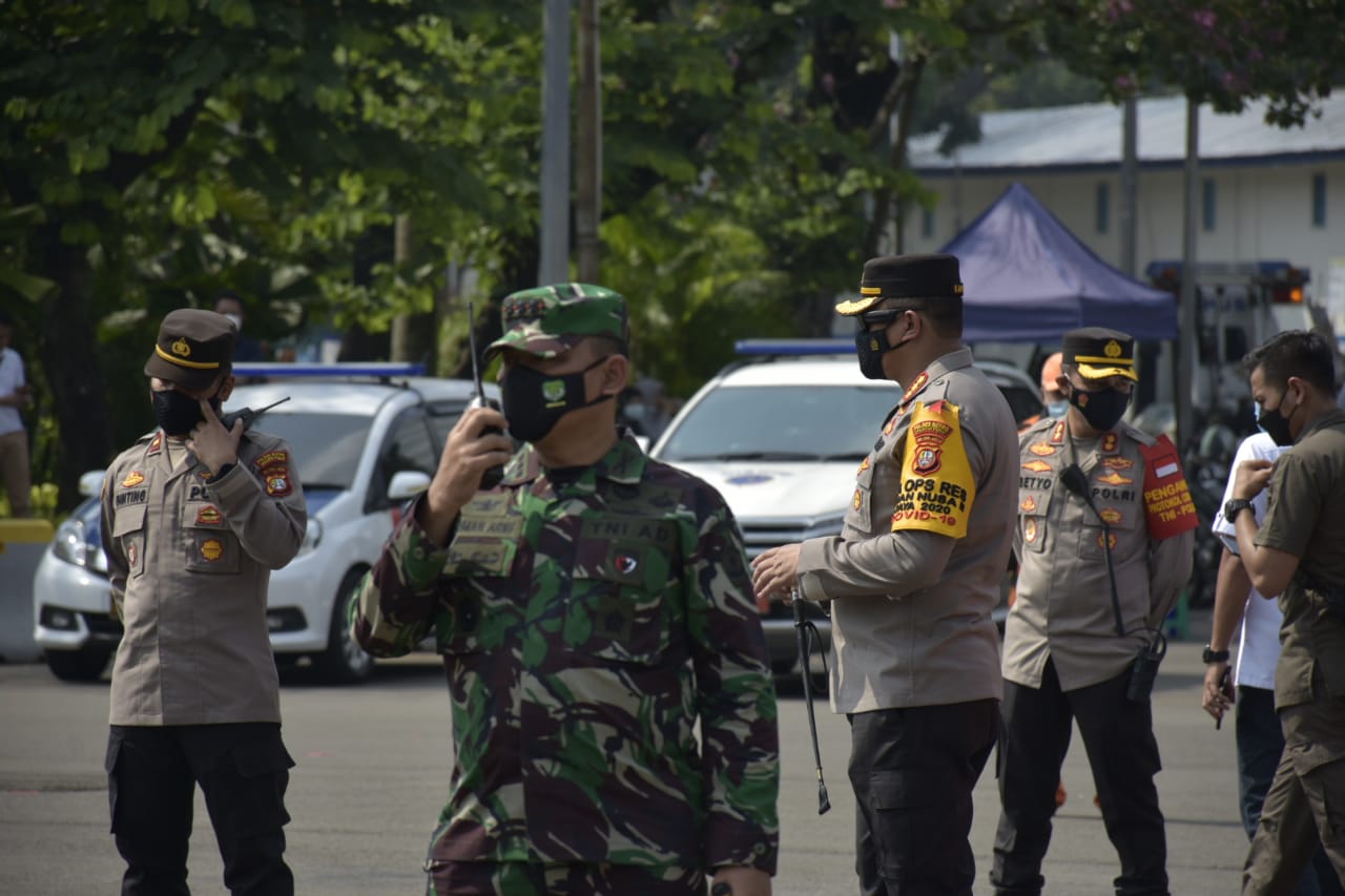 Dandim 0501 JP BS Pimpin Ratusan Personil Kodam Jaya Dukung Polri Kawal Unras Bela Palestina