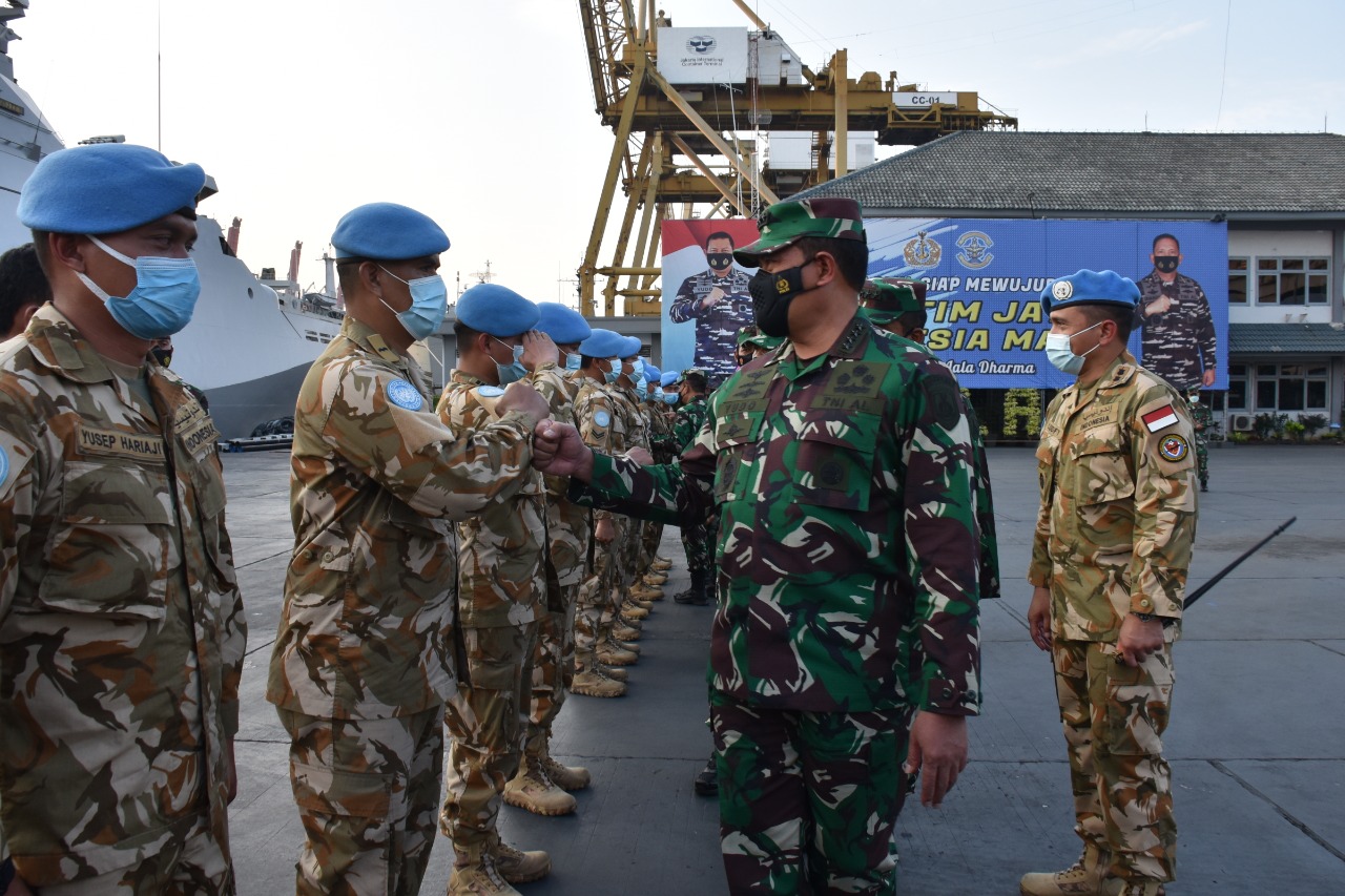 Kasal Kunjungi Prajurit KRI SHN-366 Satgas MTF XXVIII-L UNIFIL