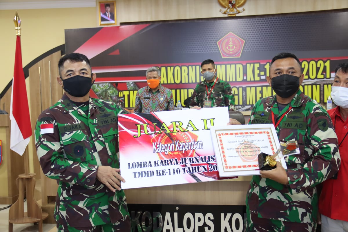 Kembali Harumkan Kodam, Pendam XII/Tpr Juara 2 LKJ TMMD