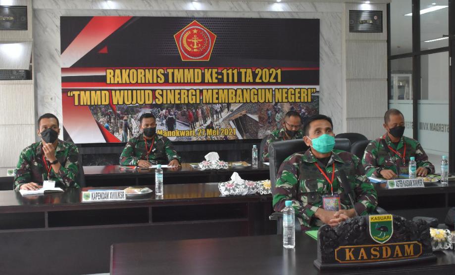 Kodim 1806/TB Penyelenggara TMMD Ke-111 TA 2021 di Wilayah Kodam XVIII/Kasuari