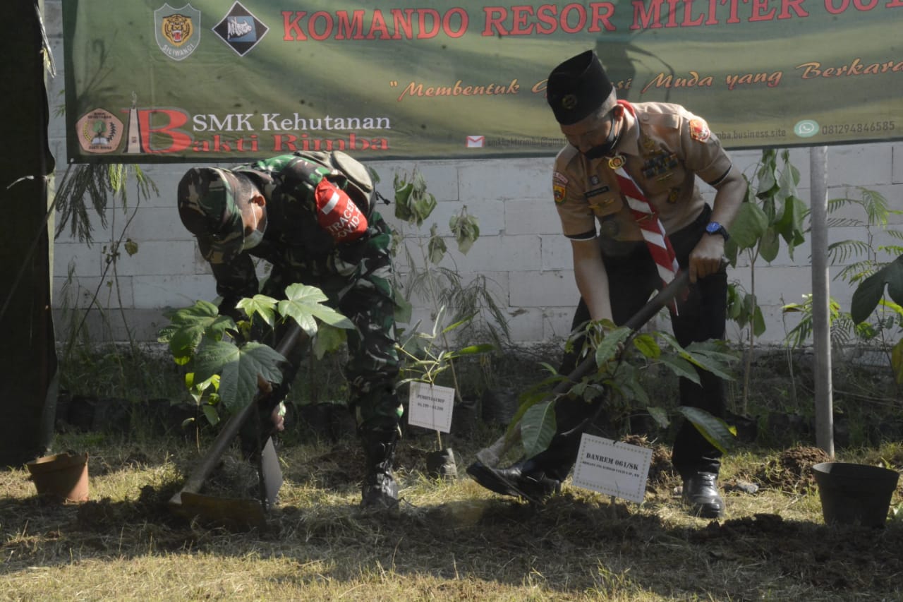 Korem 061/SK Gelar Pembinaan Pramuka Saka Wira Kartika TW II