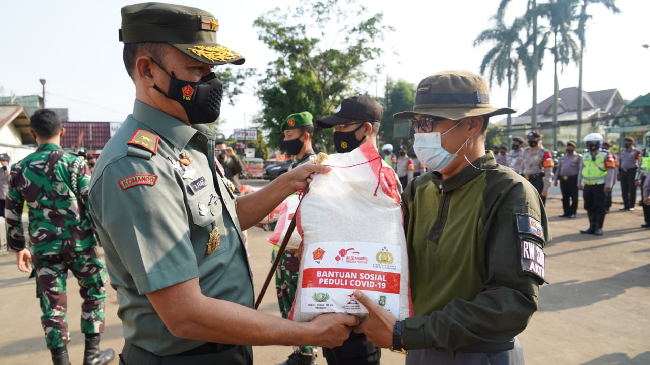 Danrem 061/Sk : Tekan Angka Penularan Covid 19, Tindak Lanjut Libur Lebaran