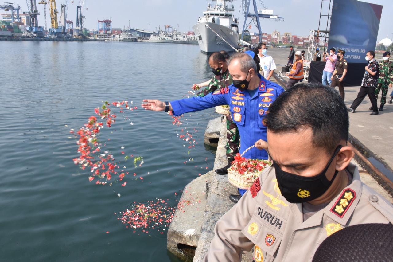 Kolinlamil Hadiri Tabur Bunga Forkopimda Jakarta Utara 40 Hari KRI Nanggala 402