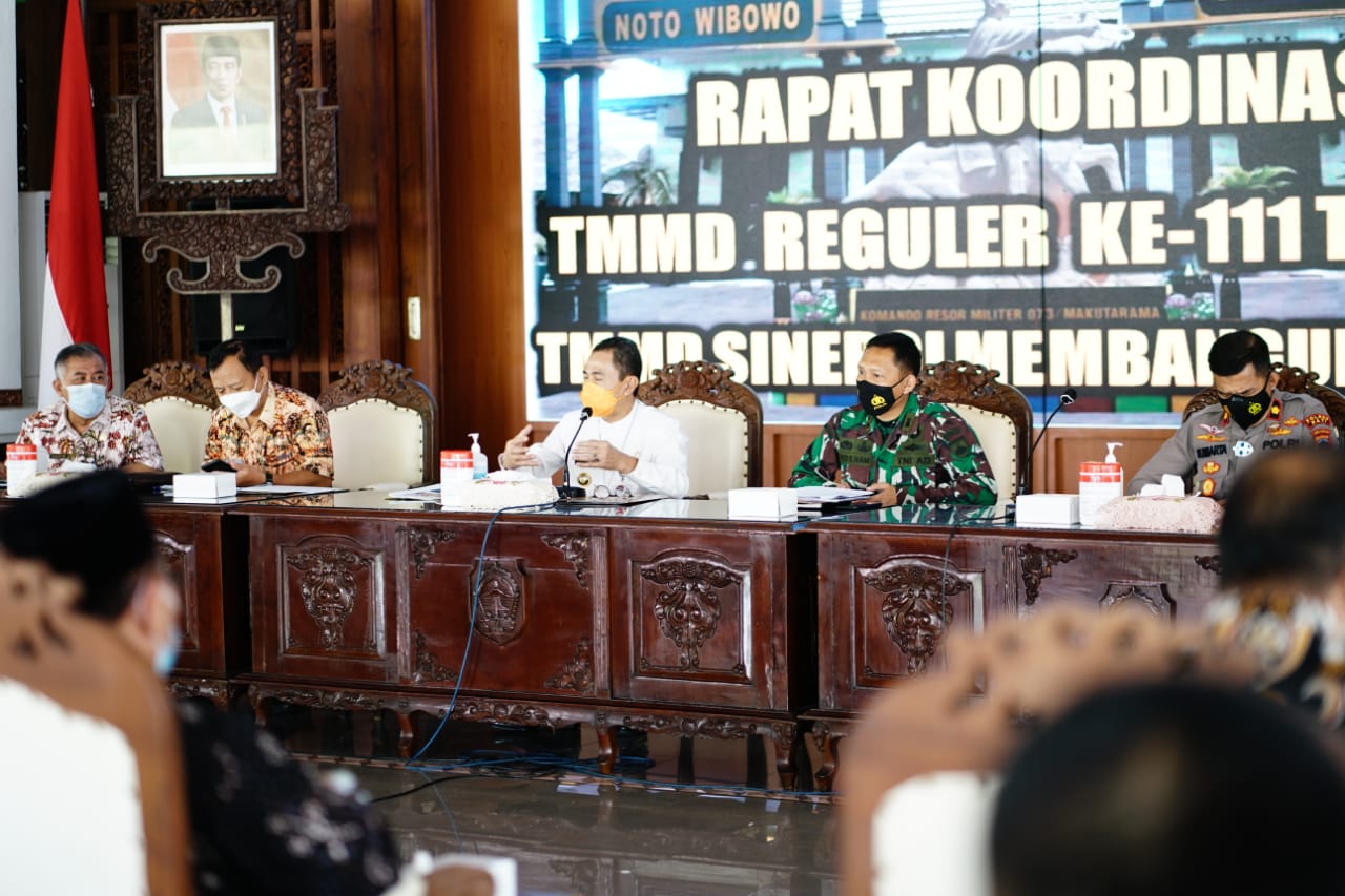 Bupati Minta Prokes TMMD Reguler Diperketat