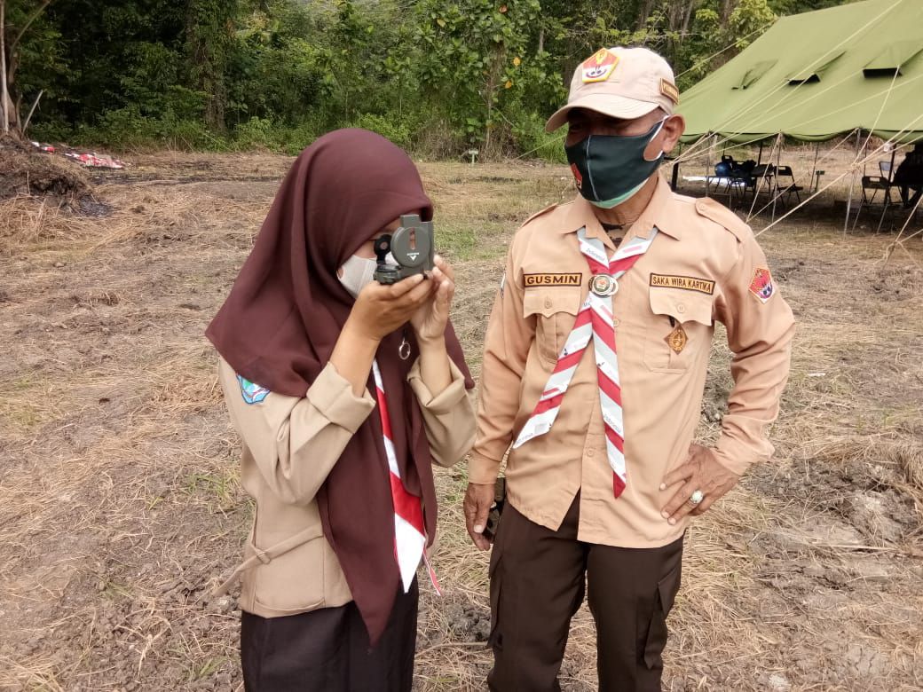 Satuan Karya Pramuka Wira Kartika Korem 142/Tatag Latihan Navigasi Darat