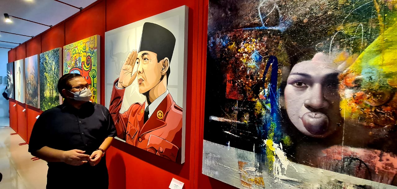 Buka Pameran Seni Rupa di Yogyakarta, Megawati : Bung Karno Tempatkan Seniman Berkaitan dengan Tujuan Bernegara