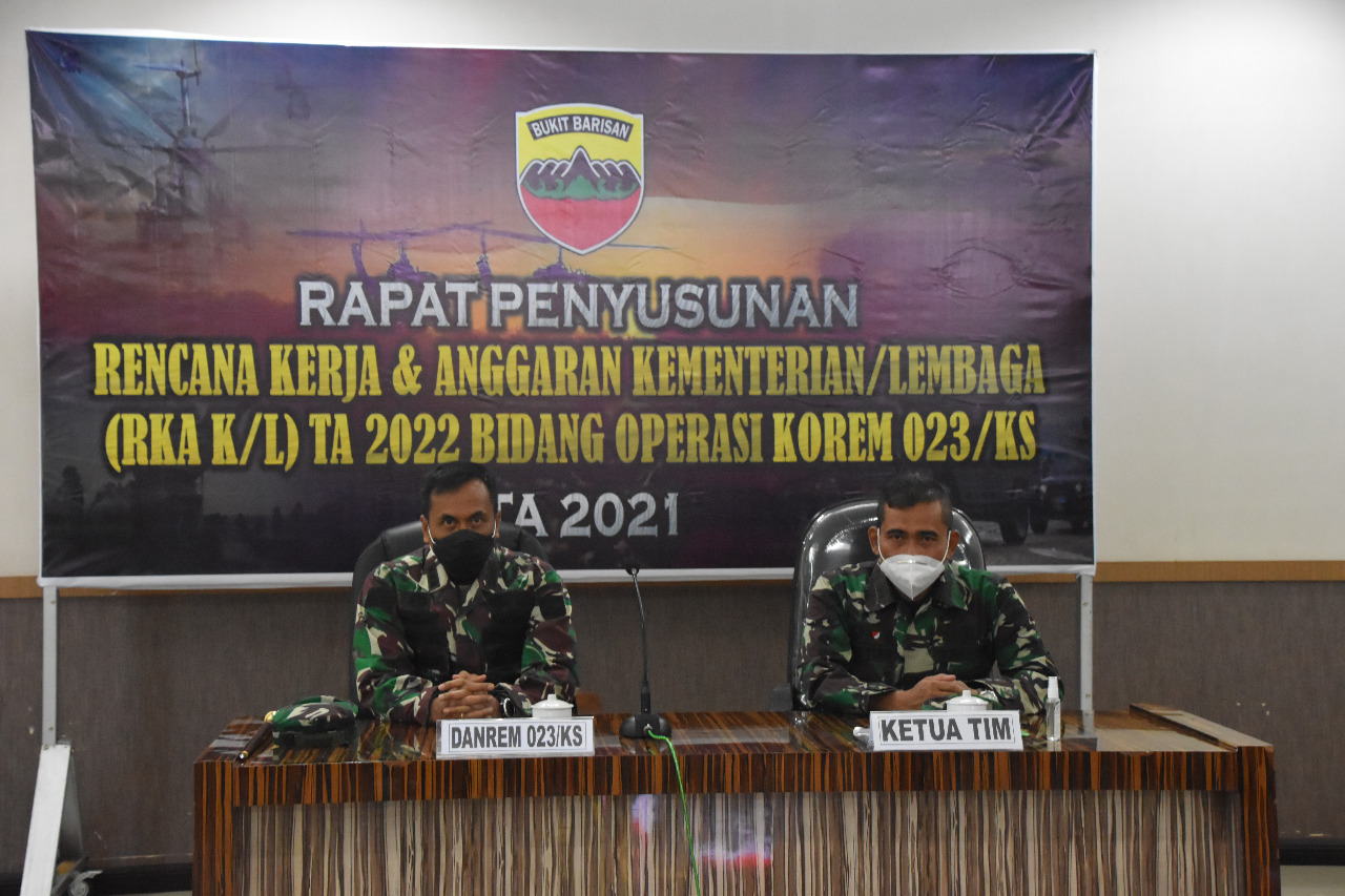 Korem 023/KS Terima Kunjungan Dalproggar Kodam I/BB