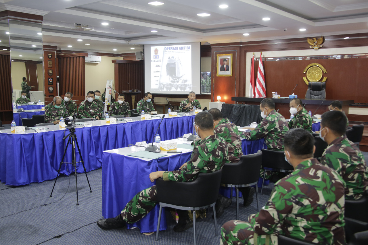 Persiapkan Latihan Armada Jaya, Perwira Pelaut Koarmada I Terima Penyegaran PPKM