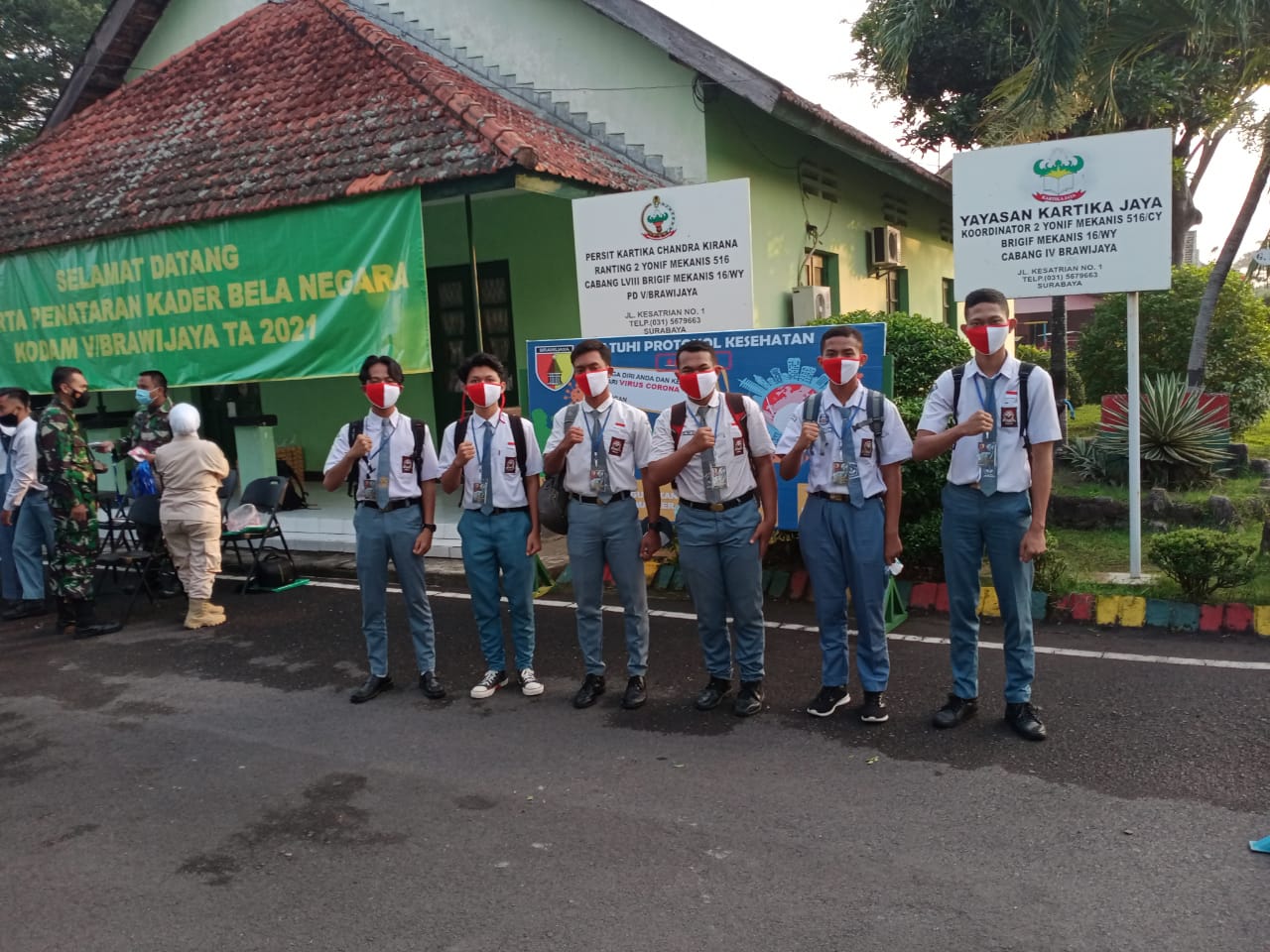 Penataran Kader Bela Negara Setingkat SLTA, Dandim Madiun : Generasi Muda Harus Miliki Rasa Cinta Tanah Air