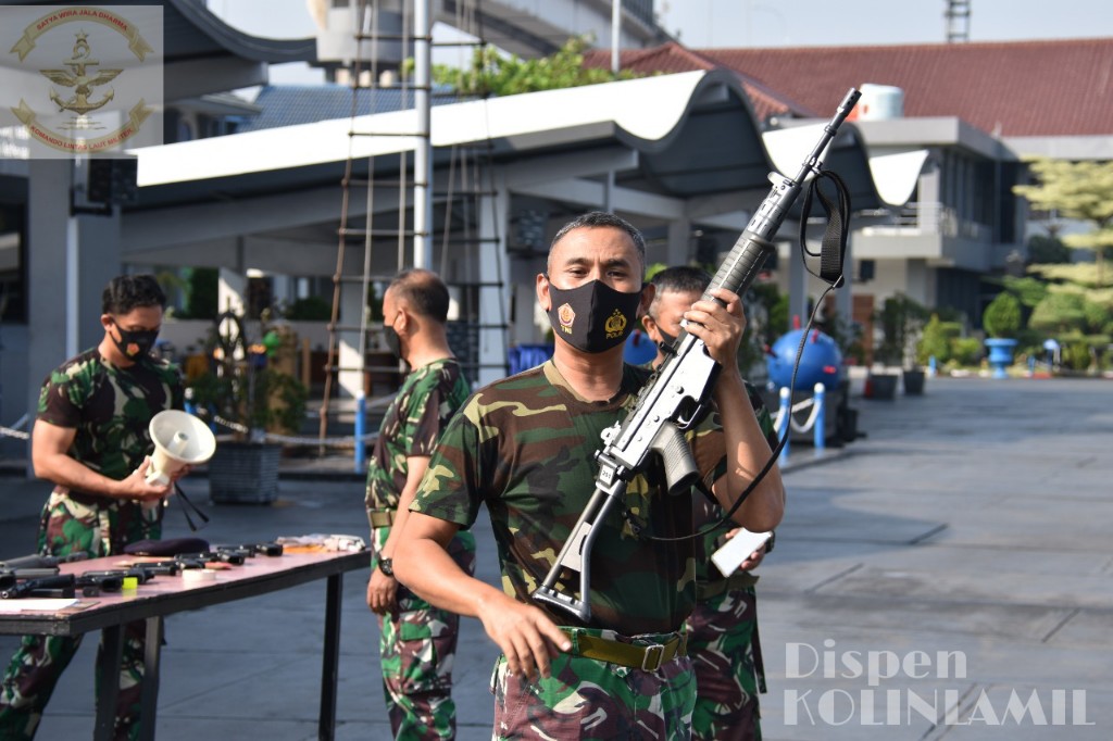 Latihan Drill Sebelum Menembak, Tingkatkan Kualitas Menembak Prajurit Kolinlamil