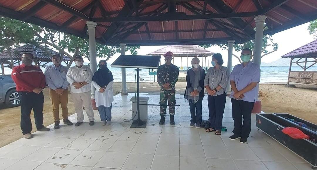 Marinir TNI AL dan Unila Kerja Sama Operasikan Perangkat Sistem Peringatan Dini Tsunami