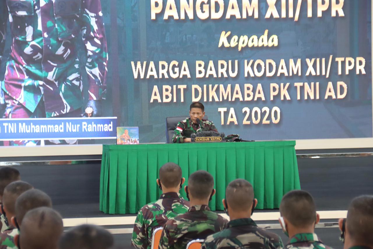 Pangdam XII/Tpr Beri Pengarahan Warga Baru