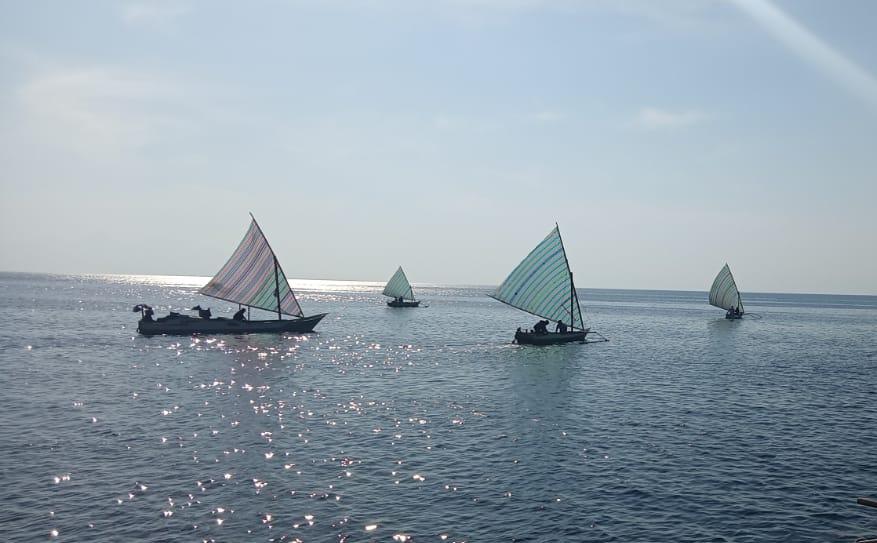 Bangkitkan Semangat dan Jiwa Bahari, Lanal Maumere Laksanakan Ekspedisi Perahu Layar