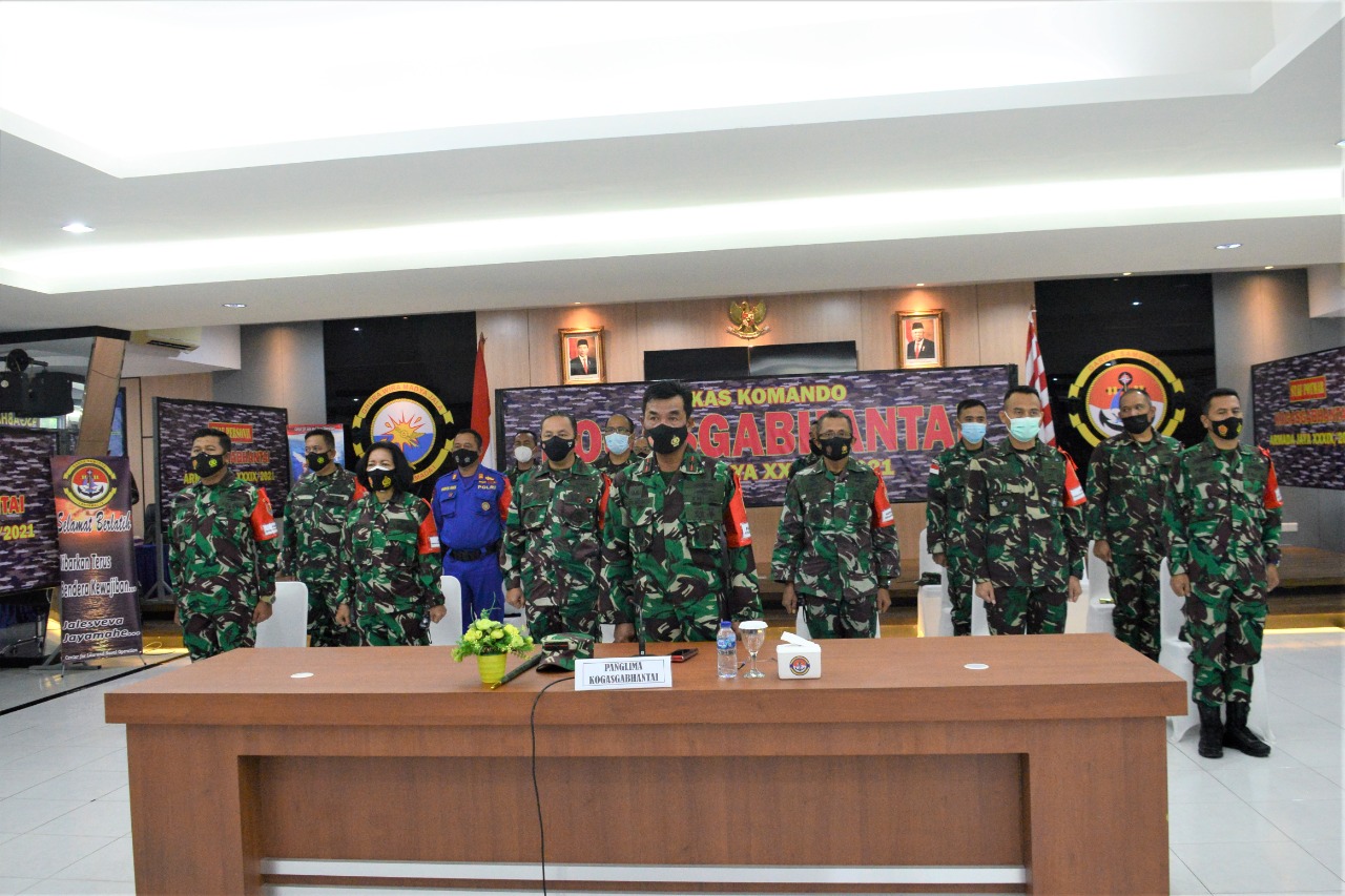 Danlantamal IV Ikuti Pembukaan Gladi Posko Latihan Armada Jaya XXXIX 2021