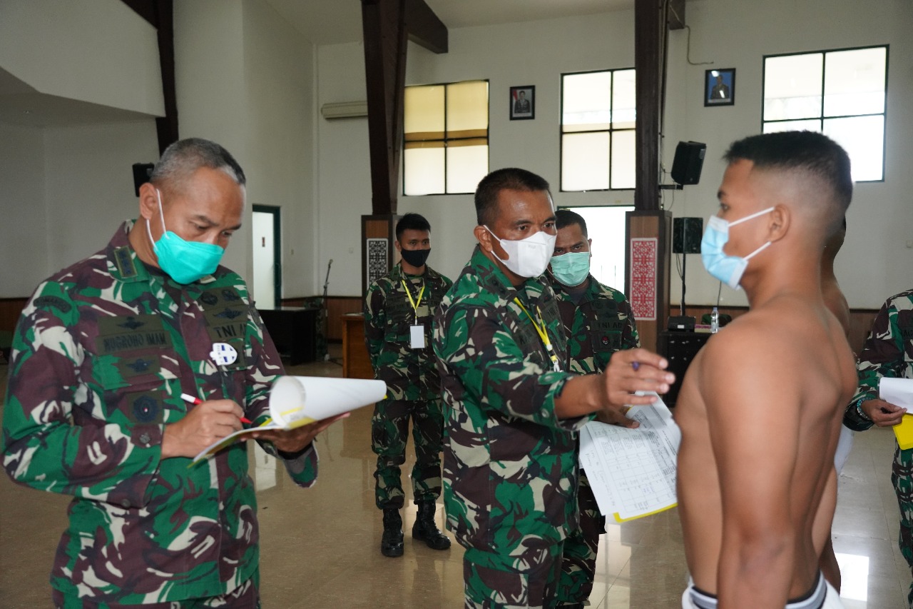 Kodam XVIII/Kasuari Gelar Sidang Parade Calon Taruna Akmil TA. 2021 Subpanpus Manokwari