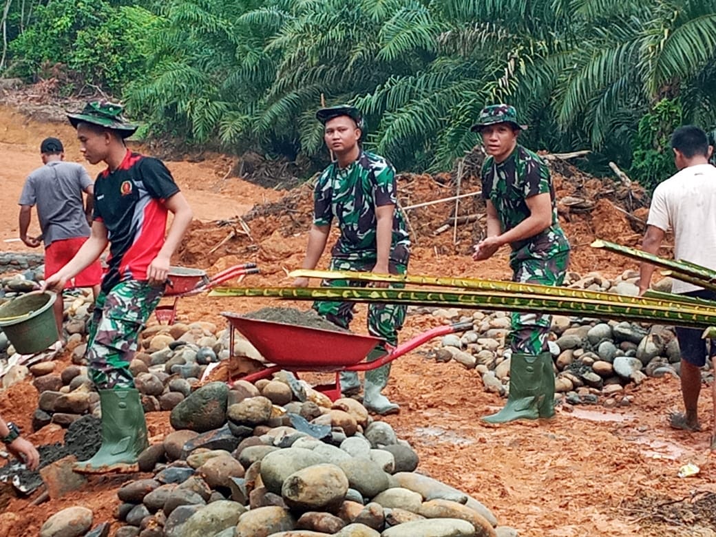 Prajurit Lanal Bengkulu Ikuti TMMD ke- III TA. 2021