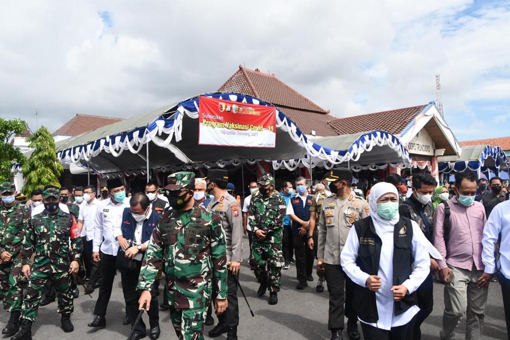 Desa Berbeluk Disekat, Warga Diminta Patuhi Protokol Kesehatan