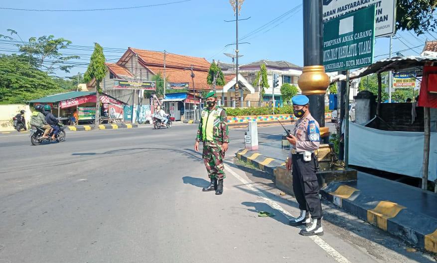 Kodim 0803/Madiun Gelar Pengamanan Kunjungan Panglima TNI dan Kapolri