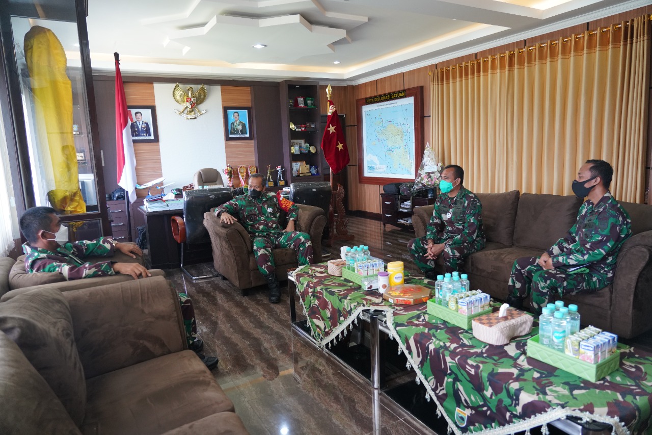 Pangdam XVIII/Kasuari Terima Kunjungan Tim Dalproggar TNI AD