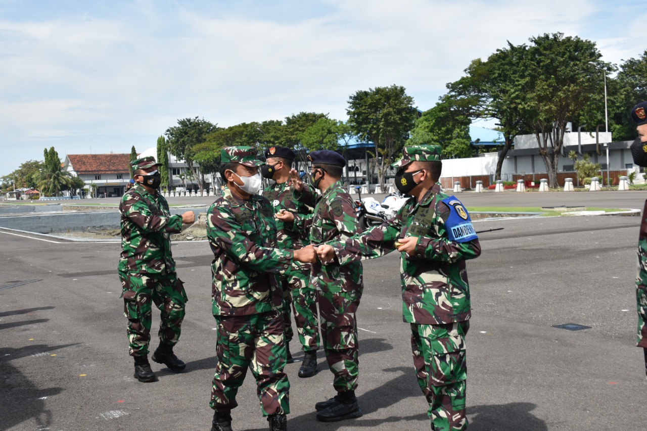 Dankodiklatal Lepas Prajurit Denmalat Latihan Armada Jaya Ke-39 TA 2021