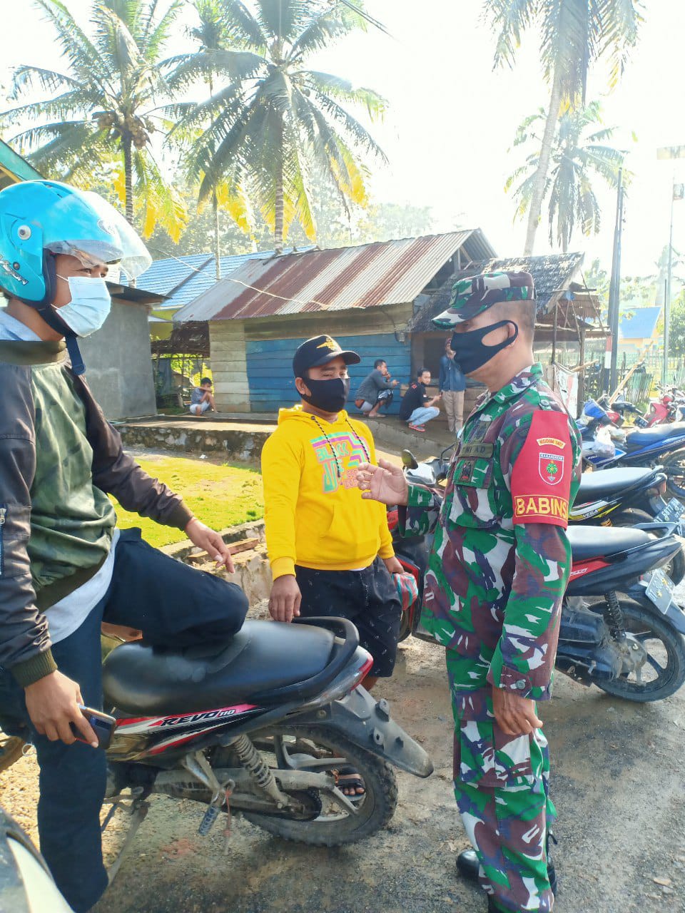 Gencarkan Protokol Kesehatan, Babinsa Sosialisasi Kepada Warga Binaan