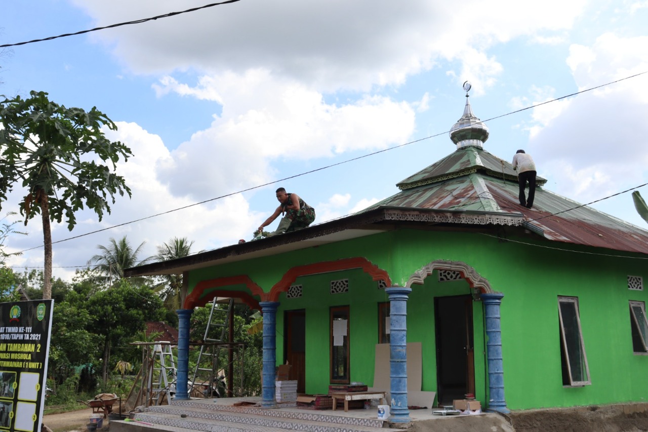 Musholla Muthaiman Salah Satu Sasaran Fisik Tambahan Satgas TMMD