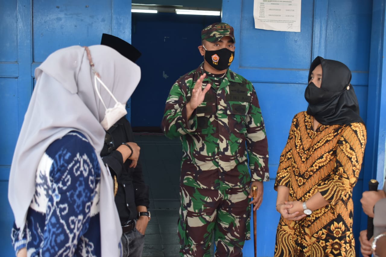 Dandim Demak Bersama Forkompimda Tinjau Tempat Isolasi Mandiri Di Bandungrejo