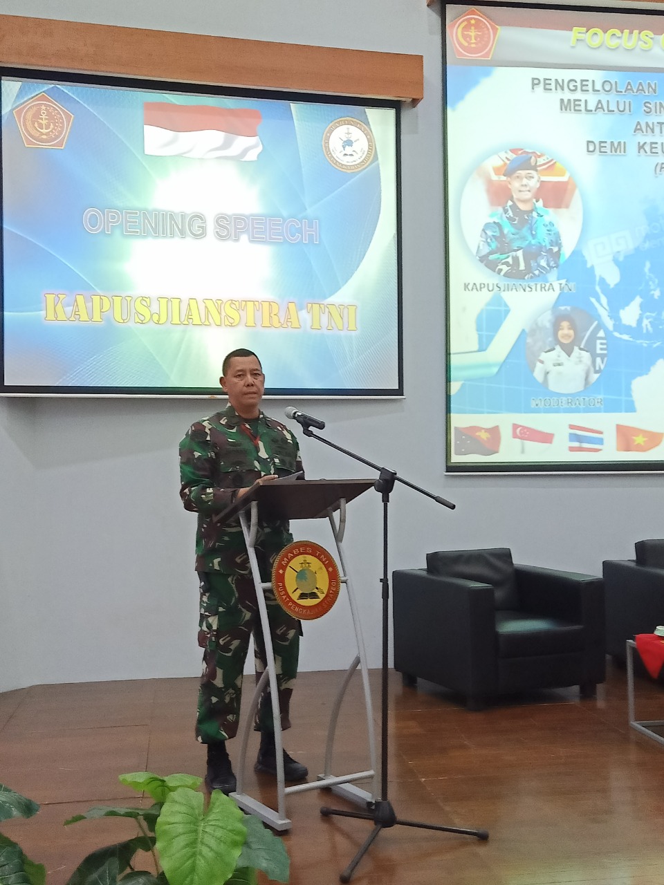 Kapusjianstra TNI : Wilayah Perbatasan Sangat Penting Karena Menyangkut Kedaulatan Negara