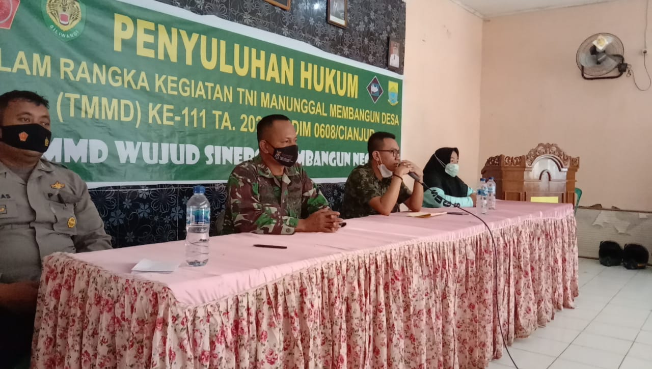 Sebanyak 30 Warga Desa Ciandam Ikuti Penyuluhan Kamtibmas dan Hukum