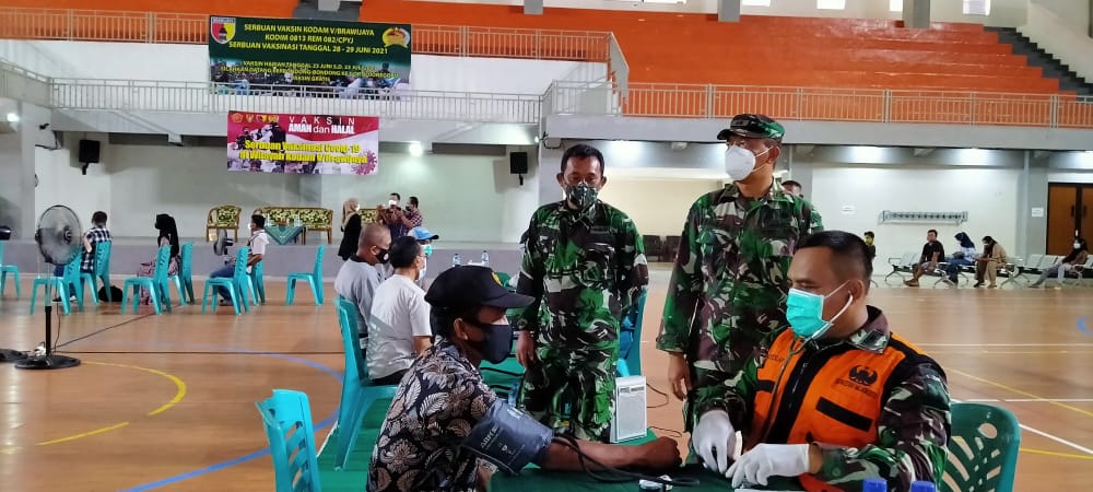 Kodim 0813 Bojonegoro Gelar Serbuan Vaksinasi Untuk Masyarakat