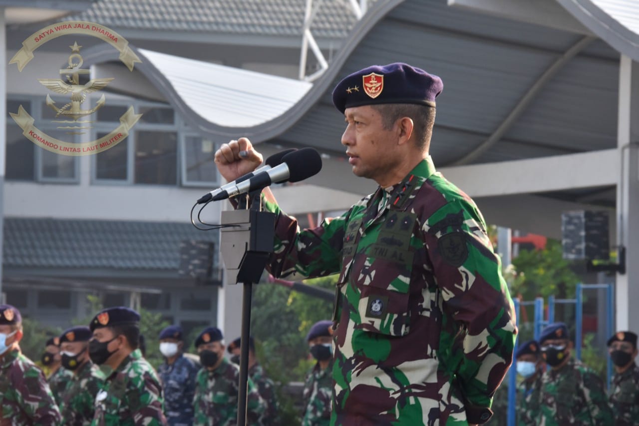 Mengawali Tugas Pangkolinlamil, Laksda TNI Arsyad Abdullah Entry Briefing Jajaran Kolinlamil