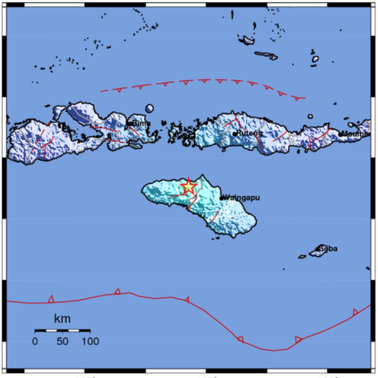 Gempa M5,2 Picu Guncangan Lemah Sekitar Sumba Tengah