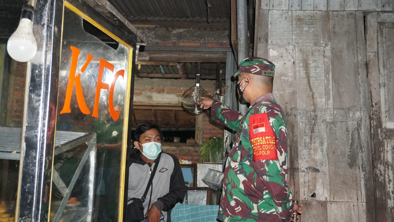 Dandim 0716/Demak Bersama Forkopimda Monitoring Pelaksanaan Pengetatan PPKM Darurat